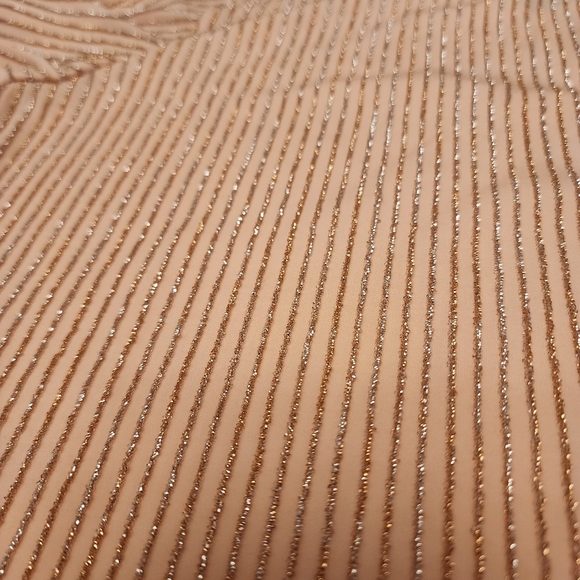 Pink Shimmery Ruffle Sleeve Blouse Size S - Picture 10 of 12